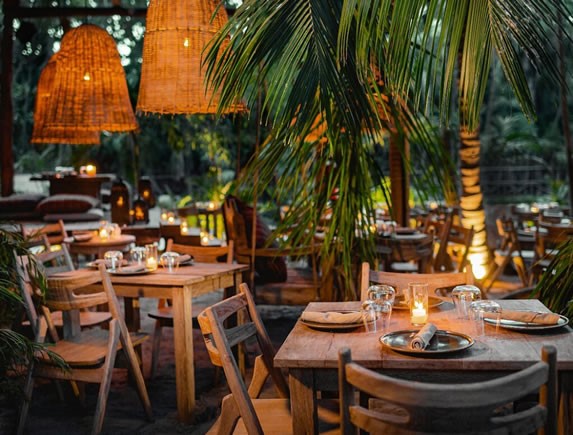 Funky Geisha restaurant furniture