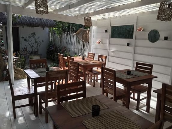 View of the interior of the restaurant