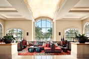 Hotel lobby interior