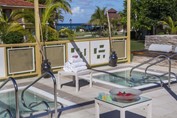 Hotel hot tub area