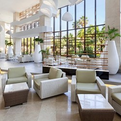 Hotel lobby view