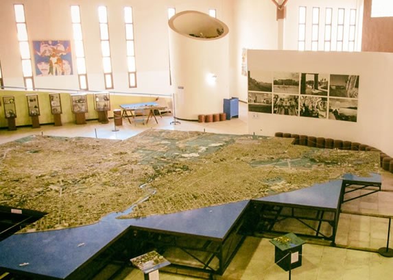 View of the model of old havana