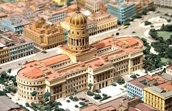 Maqueta de la Habana vieja