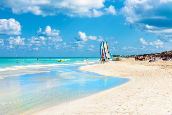 Vista playa de Varadero