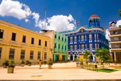 Vista plaza en la ciudad de Camagüey