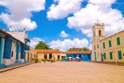 Buildings view in the city of Camaguey