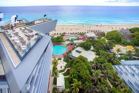 Vista desde el hotel Park Royal Beach Cancun