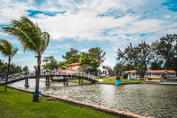 Vista del parque Josone