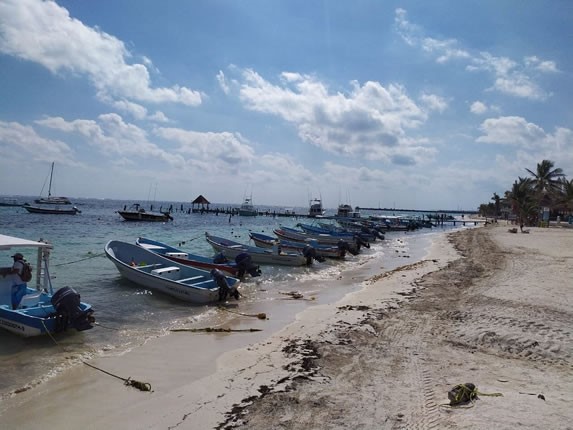 View of the reef national park beach