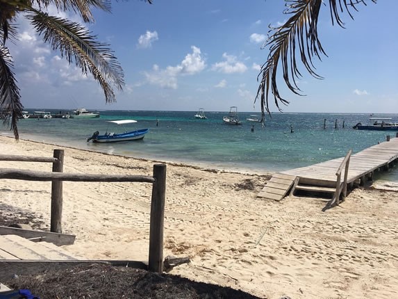 National park beach view