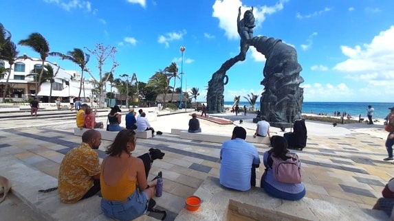 Los Fundadores park, Playa del Carmen