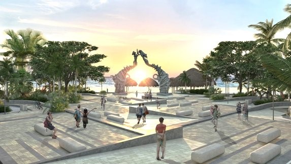 Los Fundadores park, Playa del Carmen