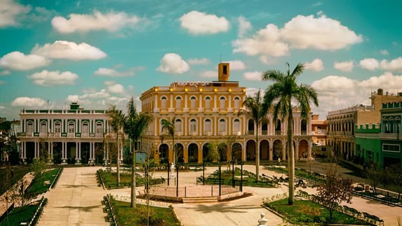 Park in the city of Sancti Spiritus