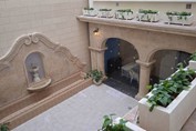Inner courtyard of the hotel