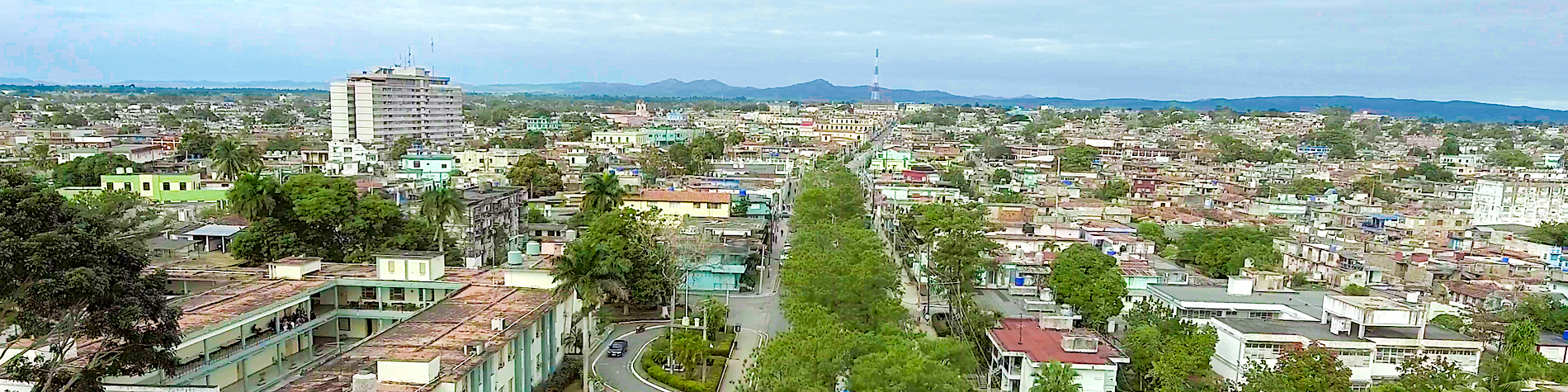 Vista aérea de ciudad Pinar del Rio , Cuba