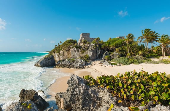 View of Maya Beach, Tulum