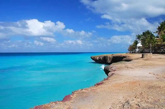 Vista de la playa de Varadero 