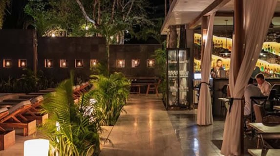 Interior of the Norita Tulum restaurant