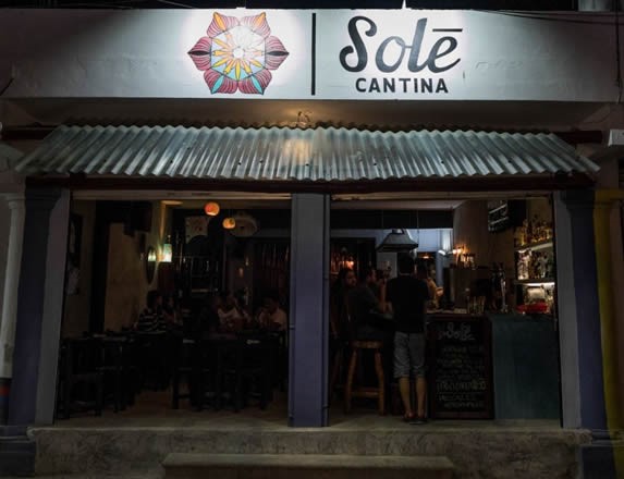 Restaurant entrance view