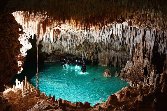 Cenote in the Secret Rivera, Riviera Maya