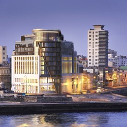 Aerial view of the Hotel Habana Paseo del Prado