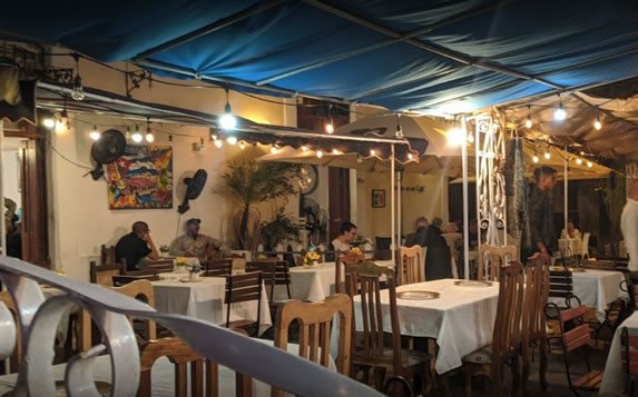 Exterior lounge of the Doña Eutimia restaurant