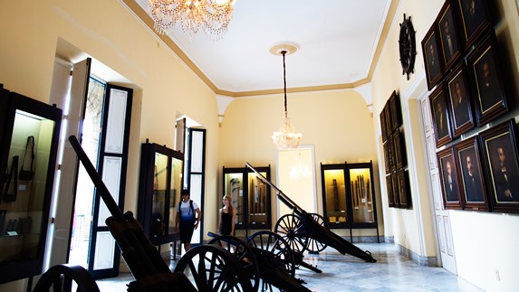 Flag room in the Palace of the Captains General