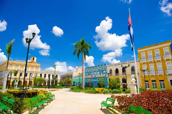 Vista del parque Serafin Sanchez