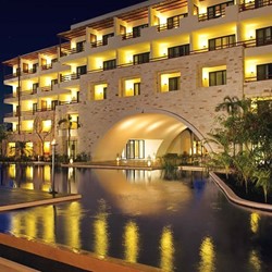 View of the Secrets Akumal hotel