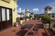 Vista de la terraza del hotel