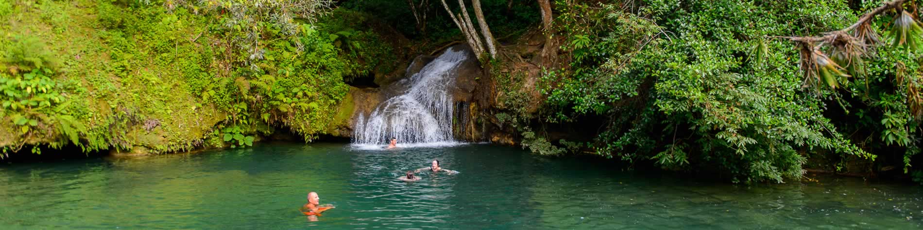 View of topes El Nicho national park