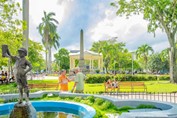 Fuente en parque natural en Villa Clara