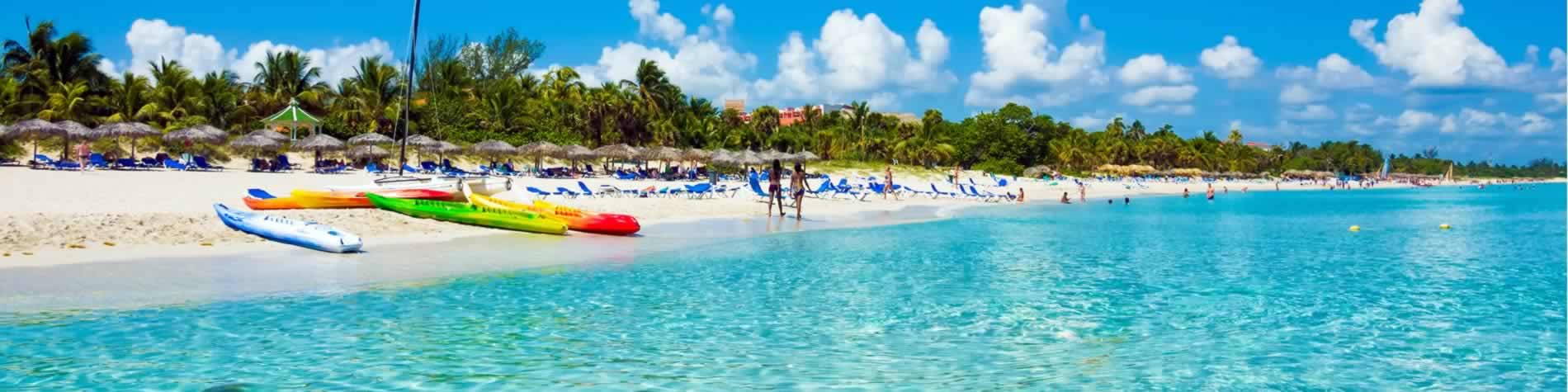 Vista de la playa de Varadero