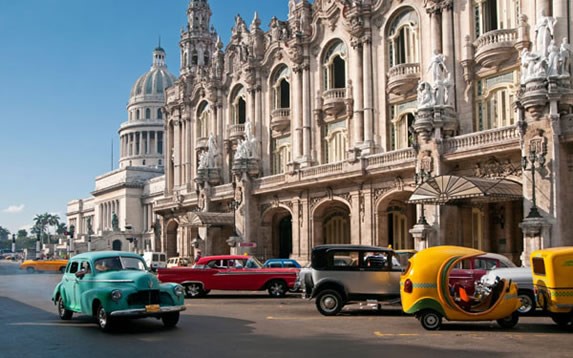 View of the great theater of Havana