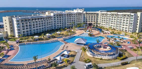 View of the Melia Marina hotel in Varadero