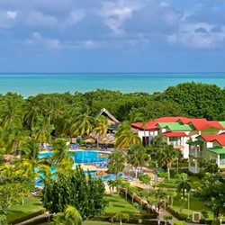 Aerial view of the Iberostar Tainos hotel