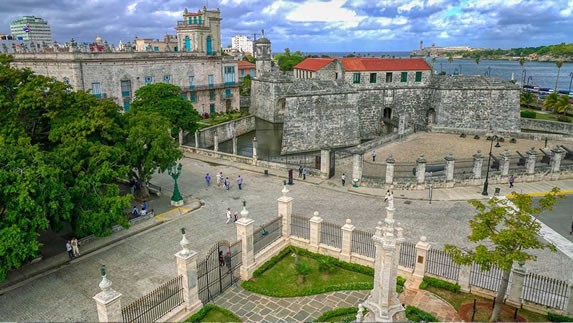 Aerial view of the Castle