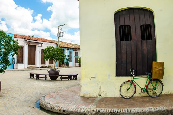 Vista de las calles de la ciudad de Camagüey