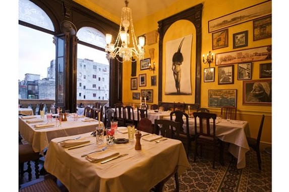 lounge with wooden furniture in the restaurant