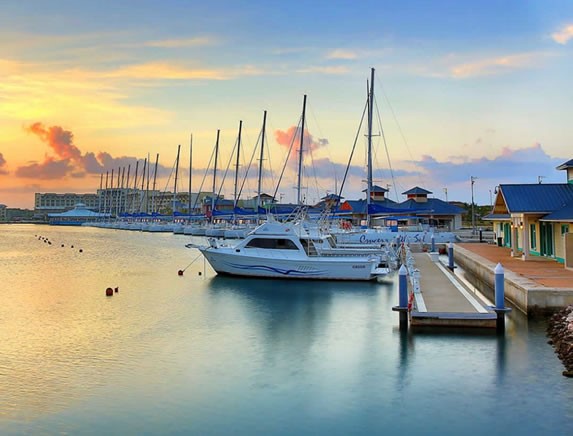 Atardecer en la Marina Gaviota de Varadero