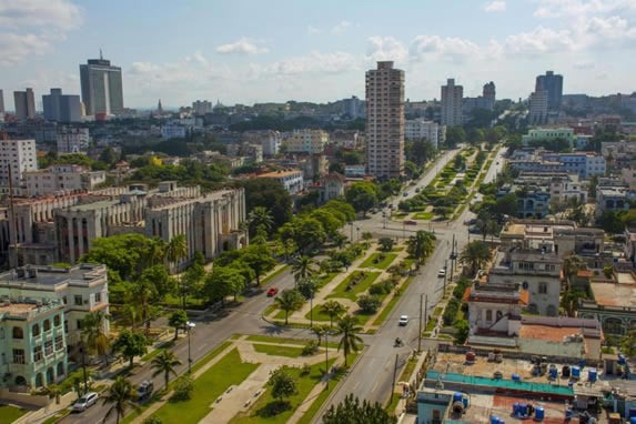 Avenida de Los Presidentes en el Vedado