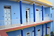 patio interior con balcones