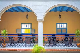 Balconies of the Santa Isabel hotel