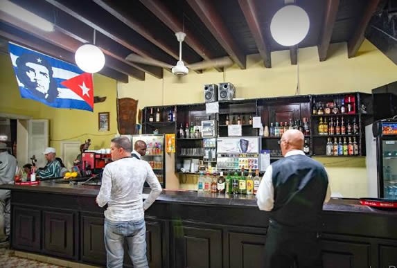 Bar of the restaurant La Marquesina