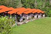 red tile roofed bungalows