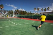 Tennis courts at the hotel