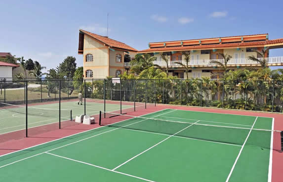 Tennis court at the hotel
