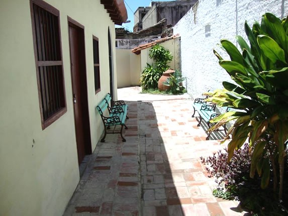 View of the courtyard of the house