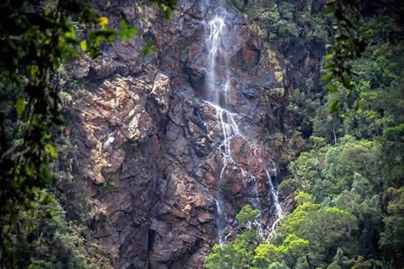 Waterfall at Salto del Guayabo in Holguin