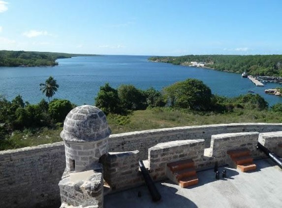 Sea views from the castle